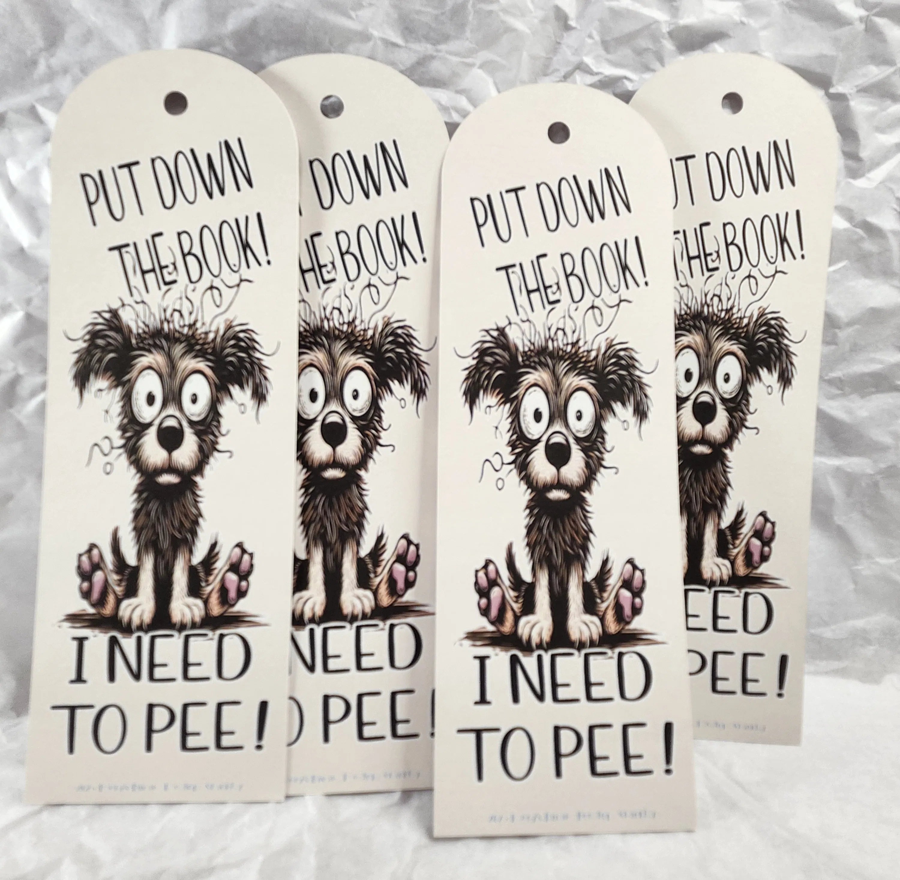 Need to Pee Bookmark – Silhouette Studio SVG – Digital Download