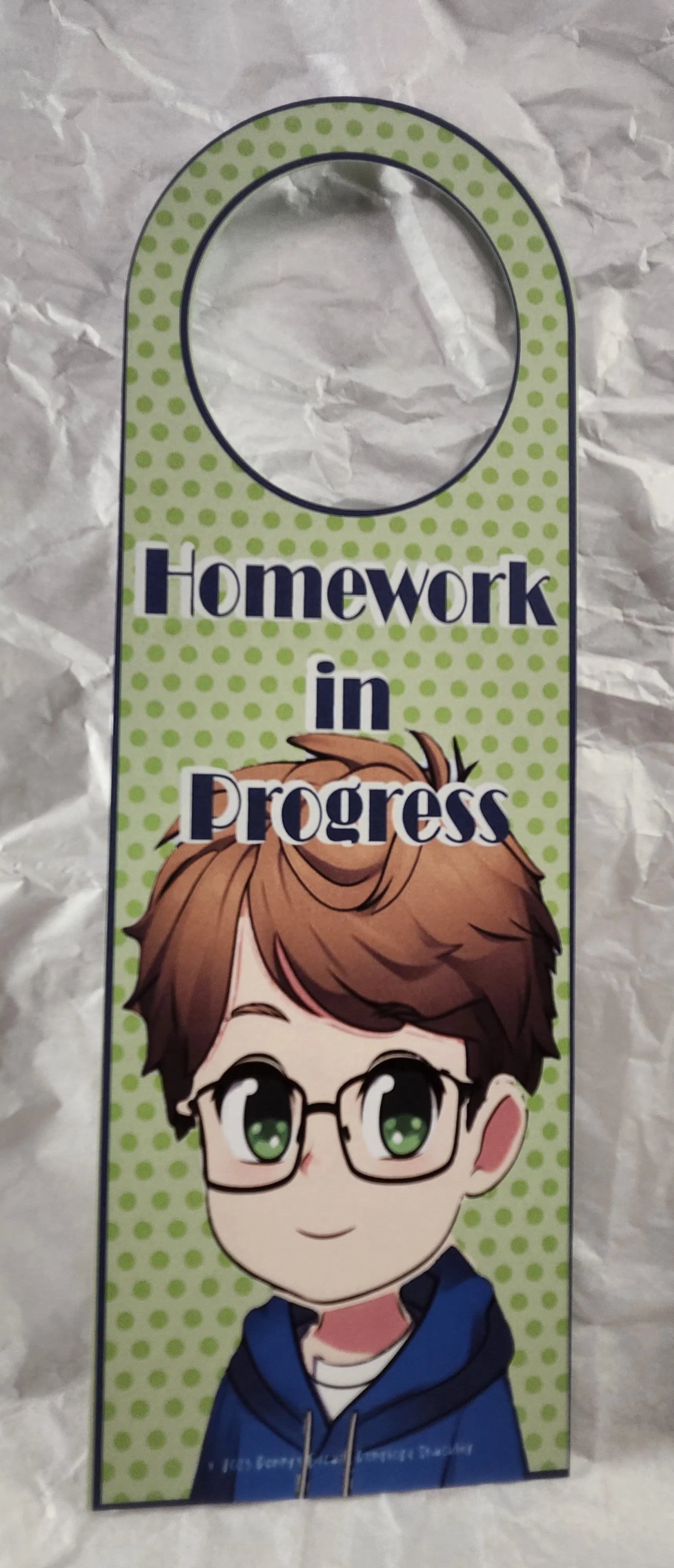 Cleaning My Room / Homework in Progress Door Hanger – Double‑Sided – Silhouette Studio SVG – Digital Download