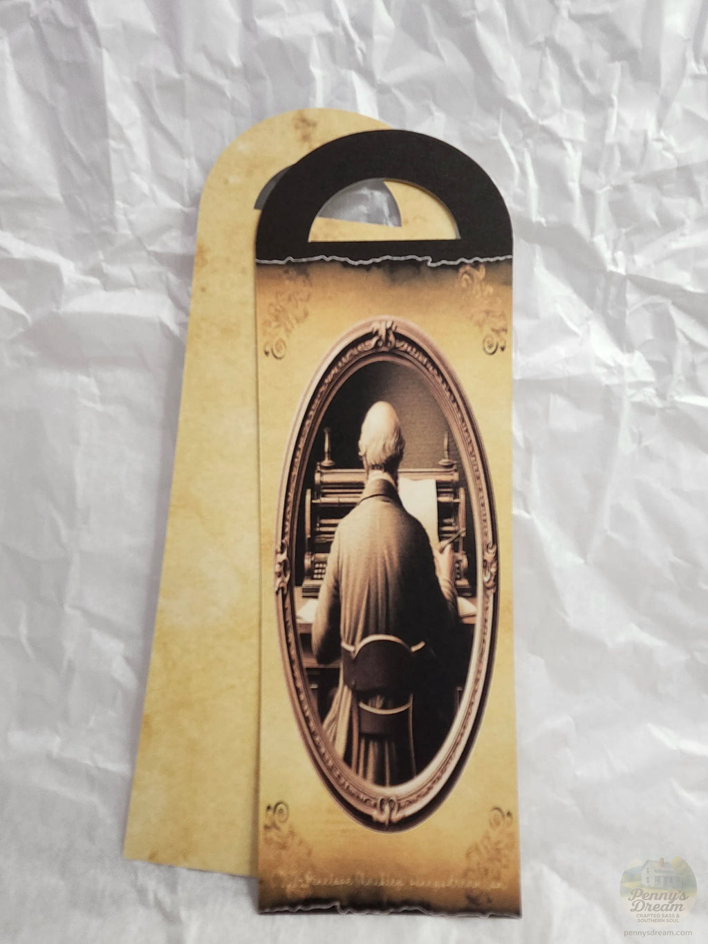 Antiqued Portrait Printable Bookmark Sheet (BM 702)