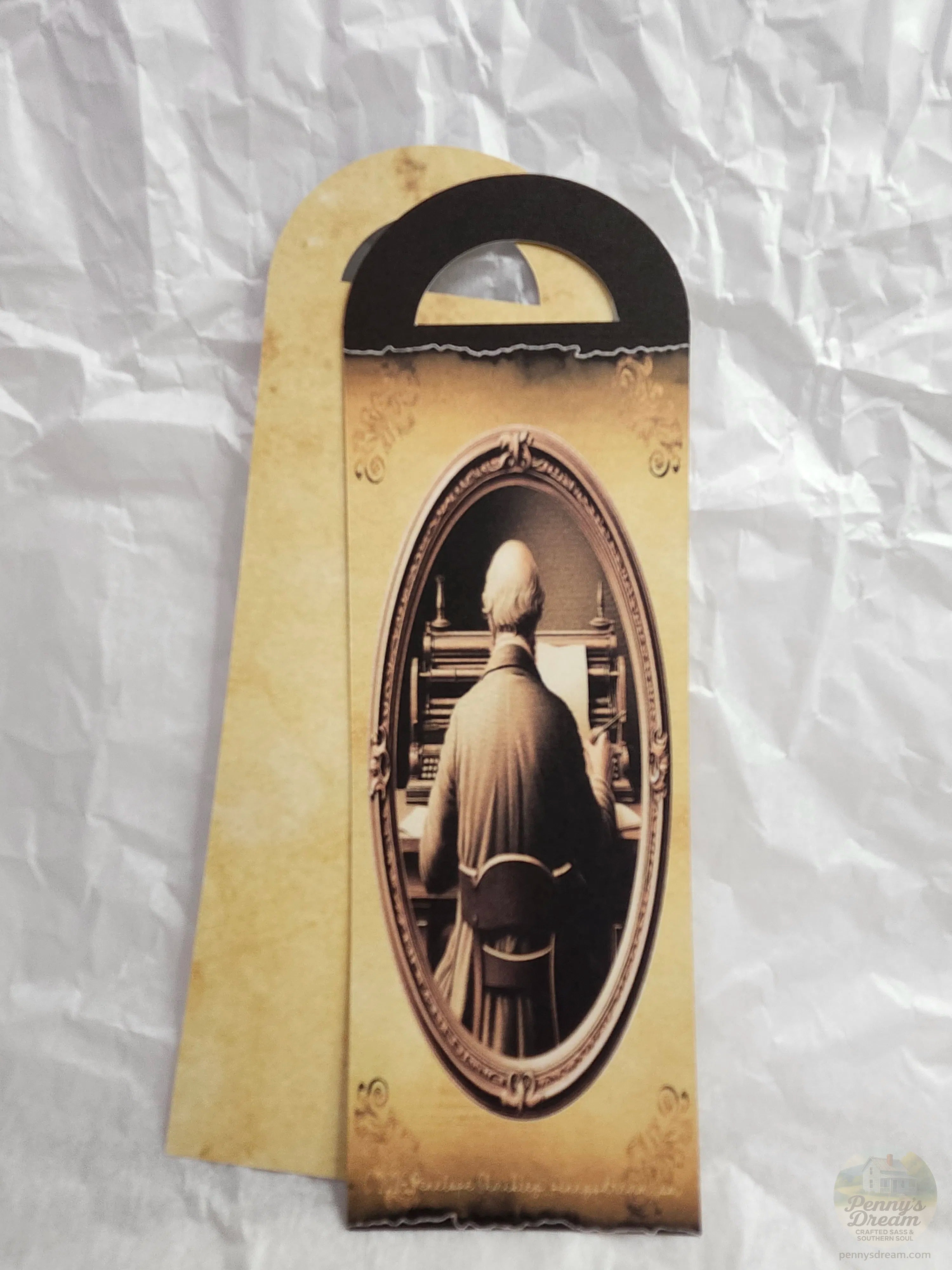 Antiqued Portrait Printable Bookmark Sheet (BM 702)