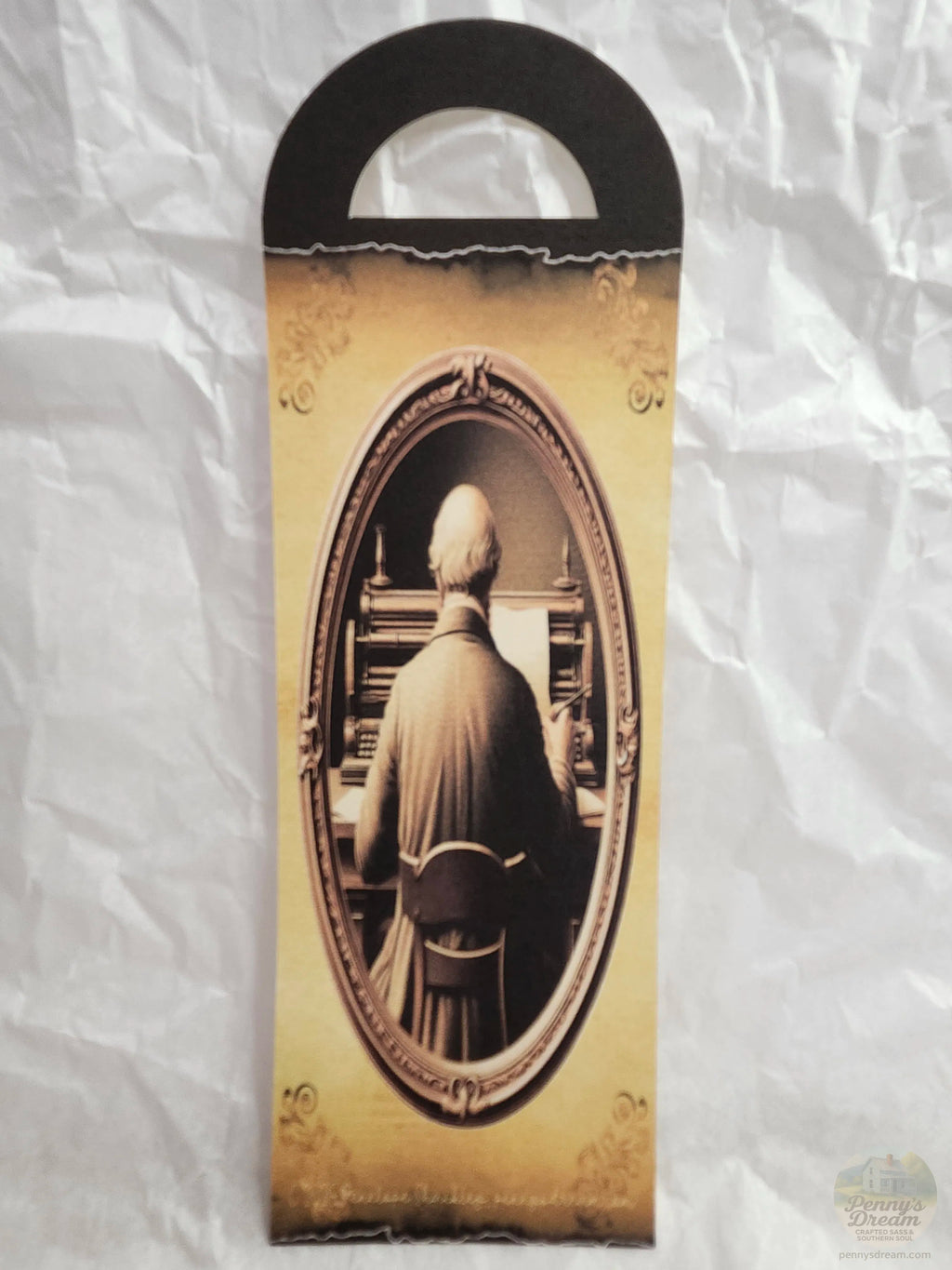 Antiqued Portrait Printable Bookmark Sheet (BM 702)
