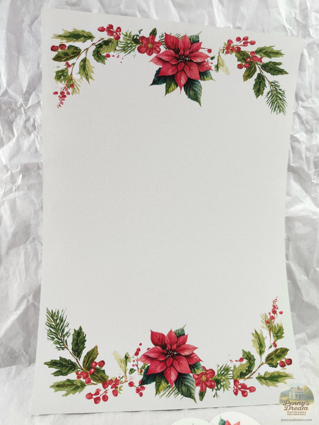Christmas Dreams Writing Set, Digital Download, PNG SVG