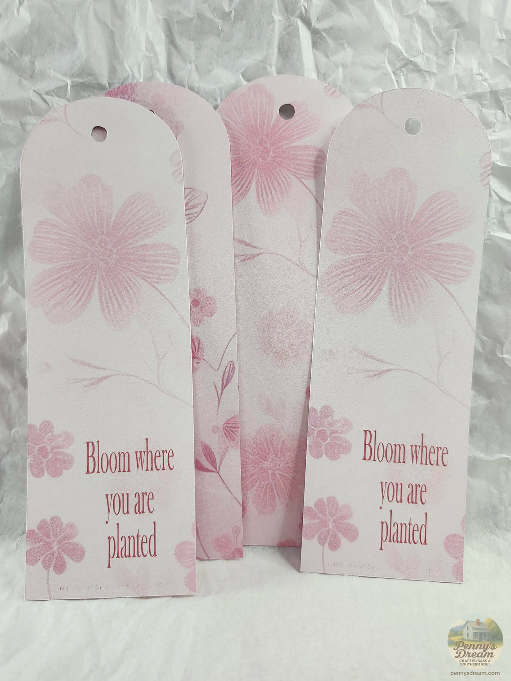 Bloom Where You Are Planted Bookmarks, Digital Download, PNG SVG