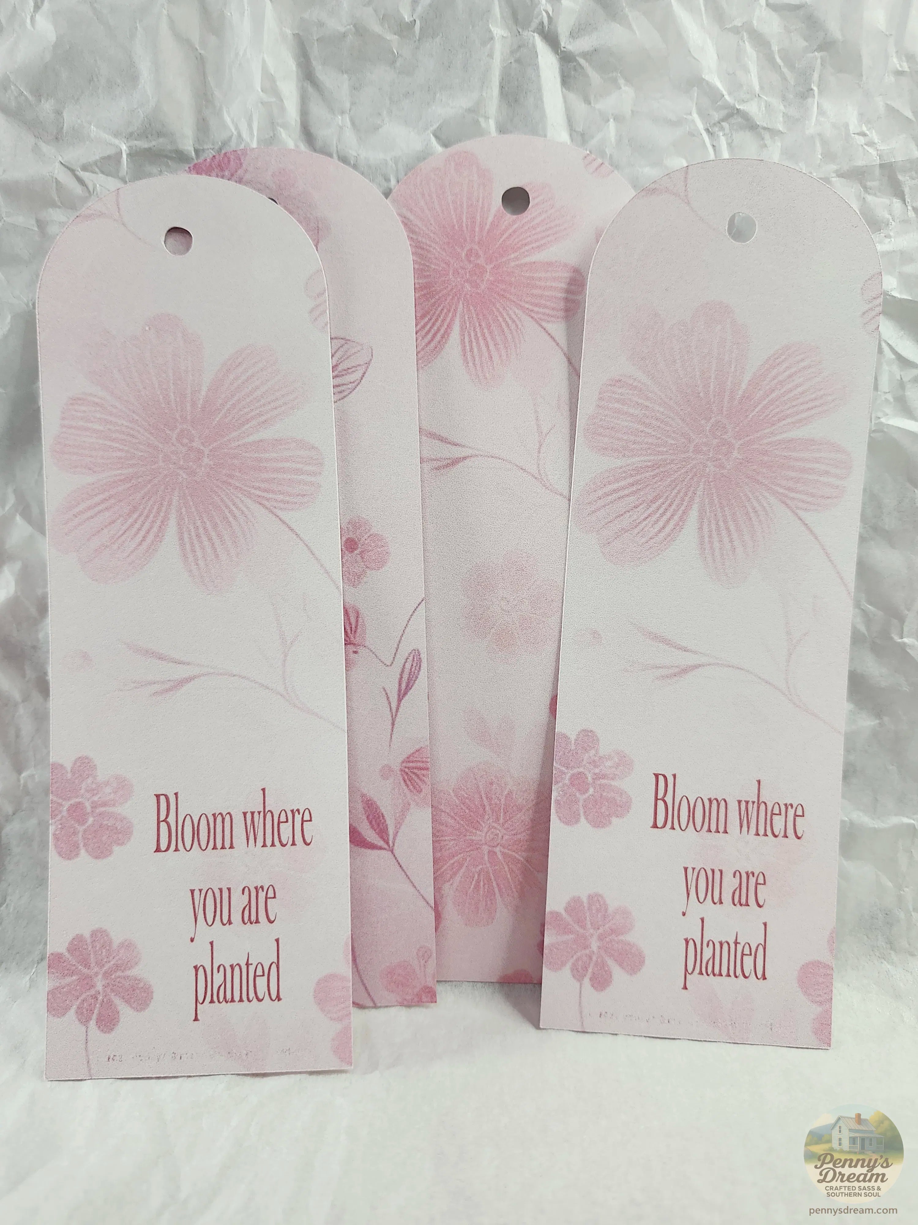 Bloom Where You Are Planted Bookmarks, Digital Download, PNG SVG