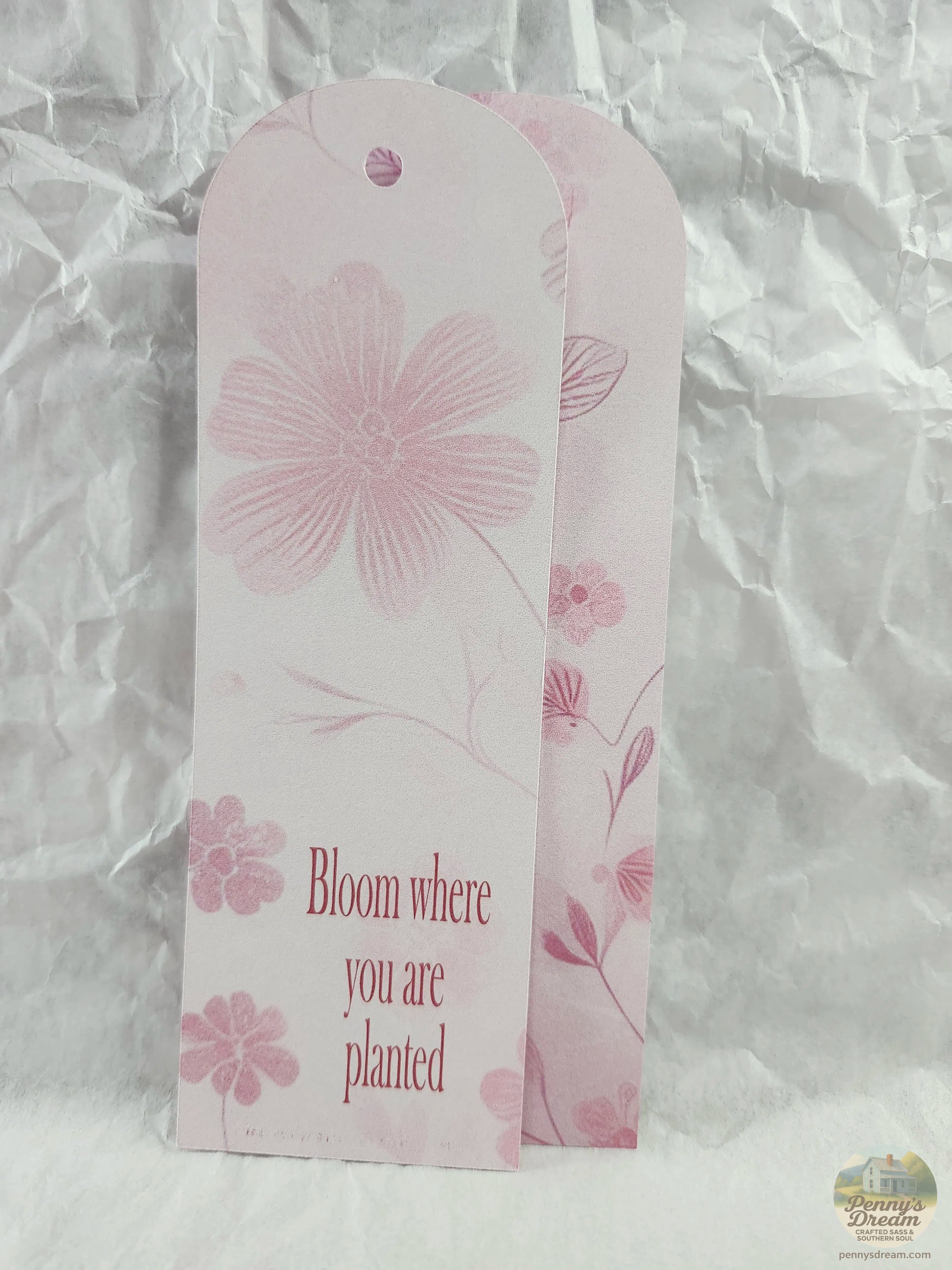 Bloom Where You Are Planted Bookmarks, Digital Download, PNG SVG