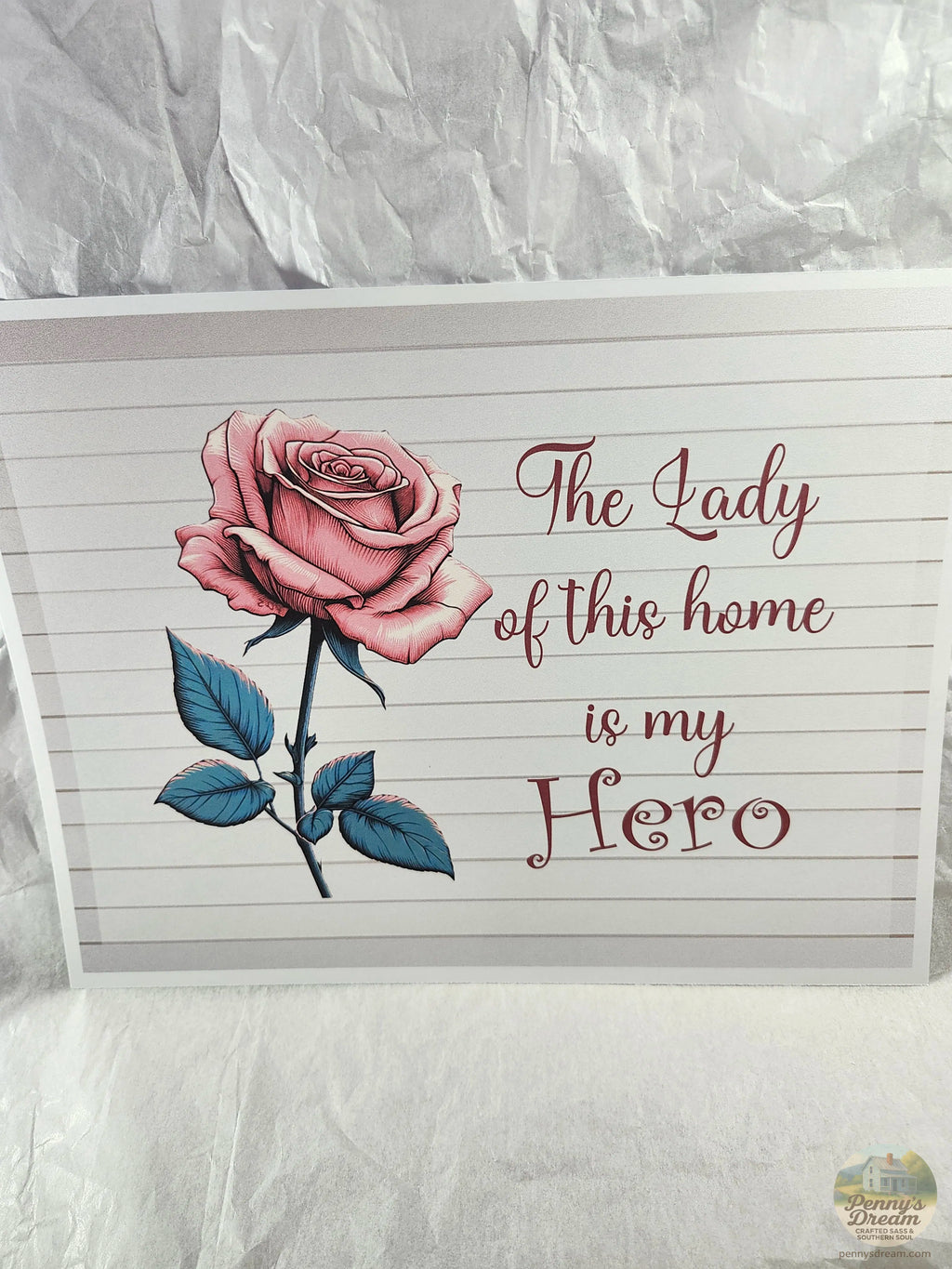 The Lady Of This Home, Mother's Day Print, Digital Download