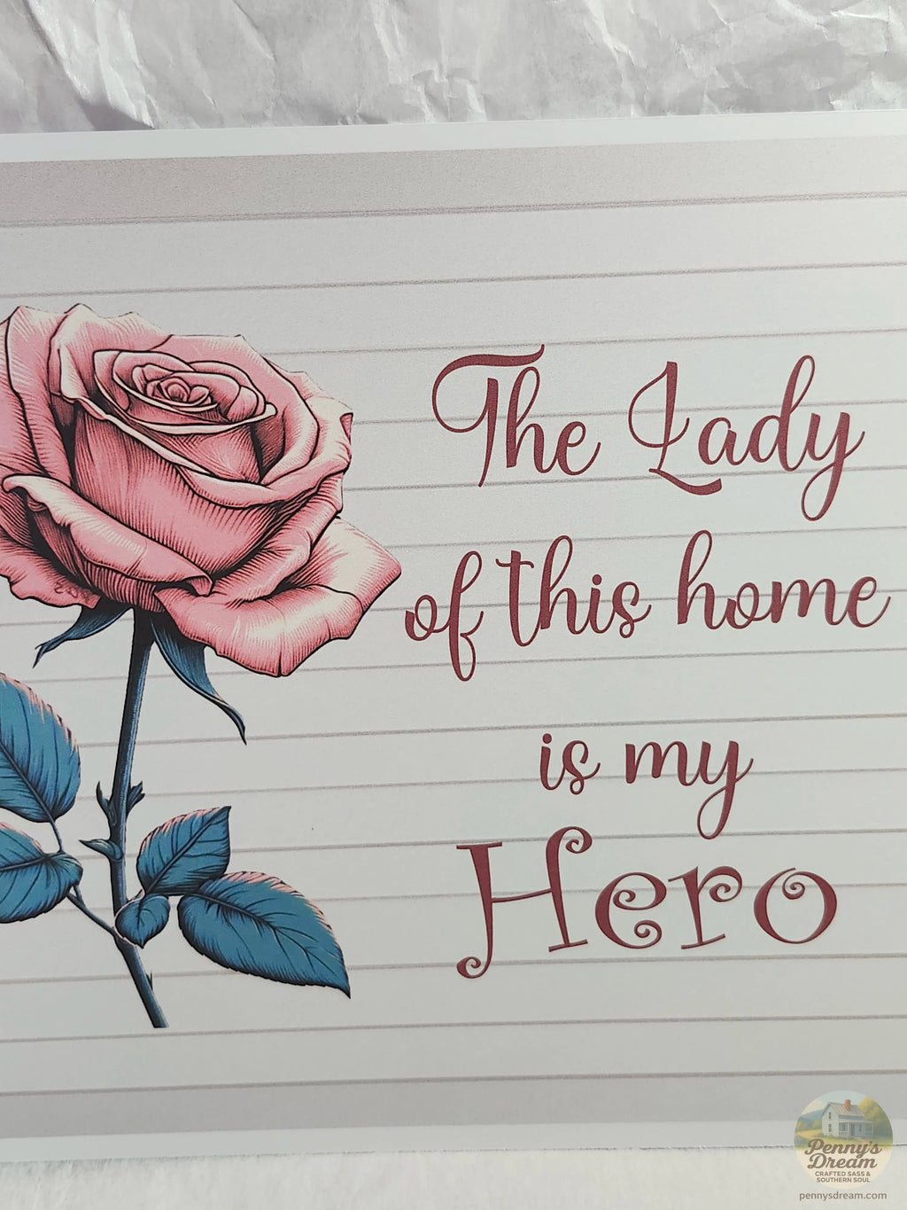 The Lady Of This Home, Mother's Day Print, Digital Download