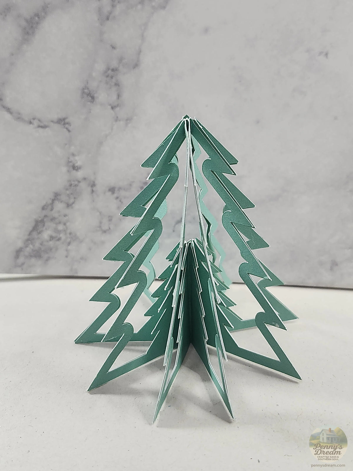 3‑D Christmas Tree in a Tree – Silhouette Studio SVG – Digital Download