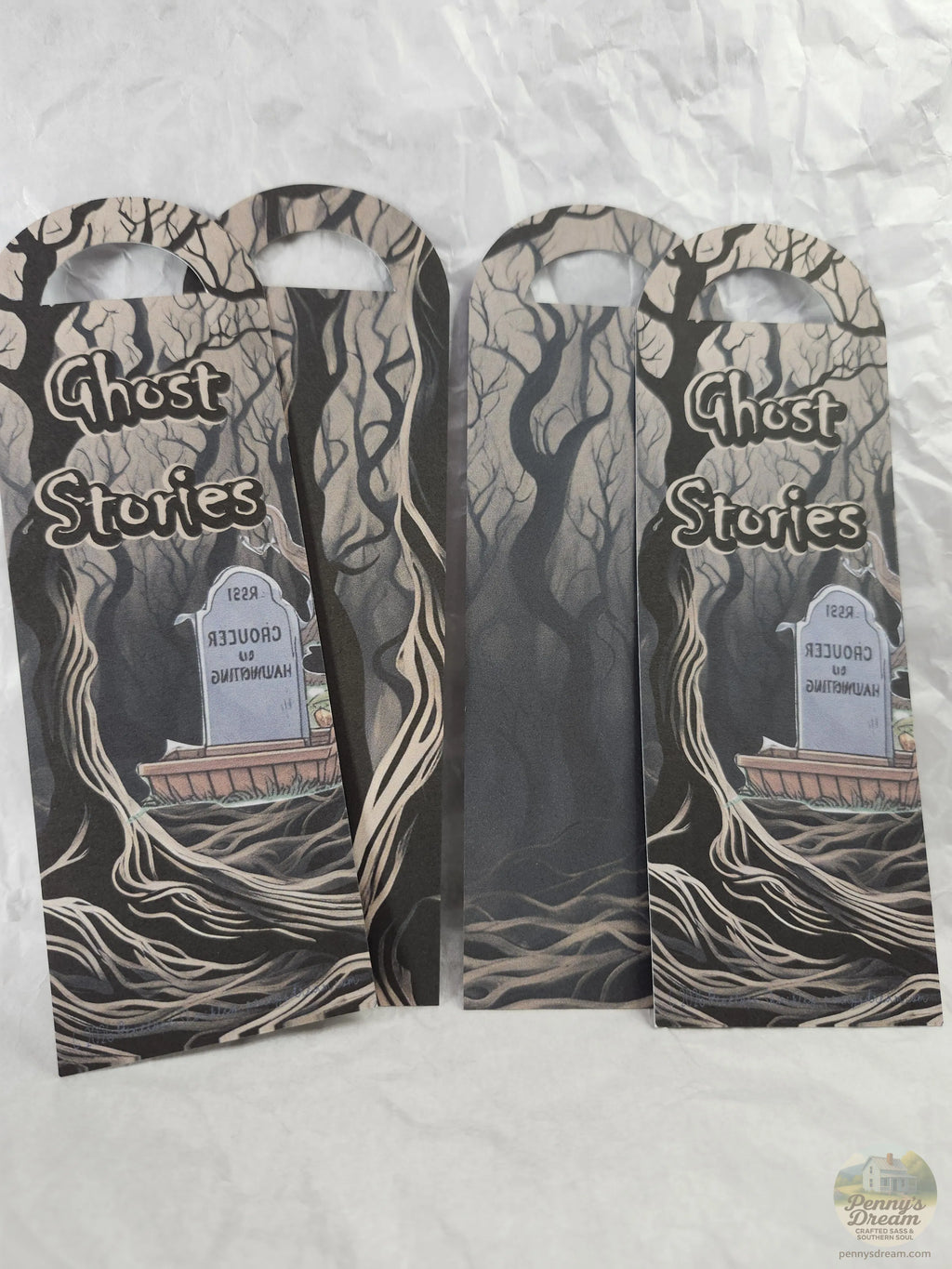 Haunted Ghost Stories Bookmark – Silhouette Studio SVG – Digital Download