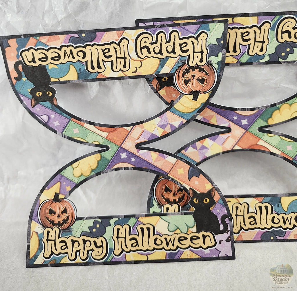 Halloween Treat Bag Handle – Digital Cut File - Printable Set