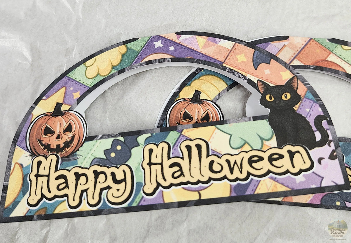 Halloween Treat Bag Handle – Digital Cut File - Printable Set
