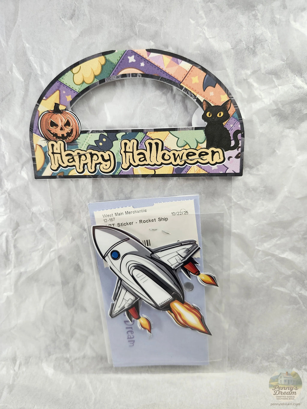 Halloween Treat Bag Handle – Digital Cut File - Printable Set