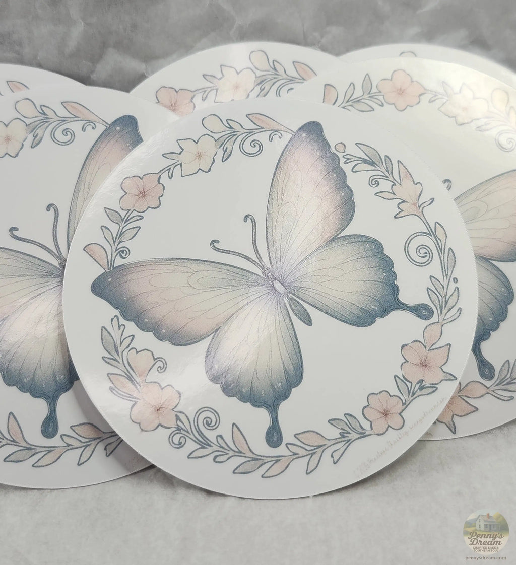 Butterfly Halo Sticker Sheet – Digital Download
