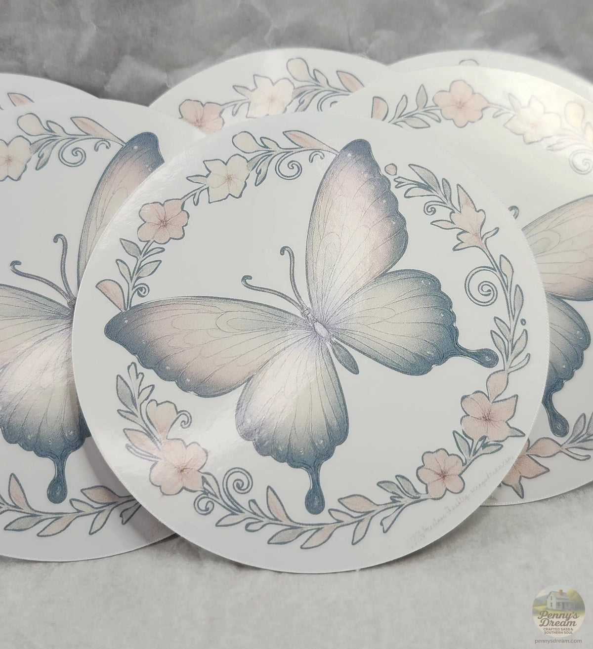 Butterfly Halo Sticker Sheet – Digital Download