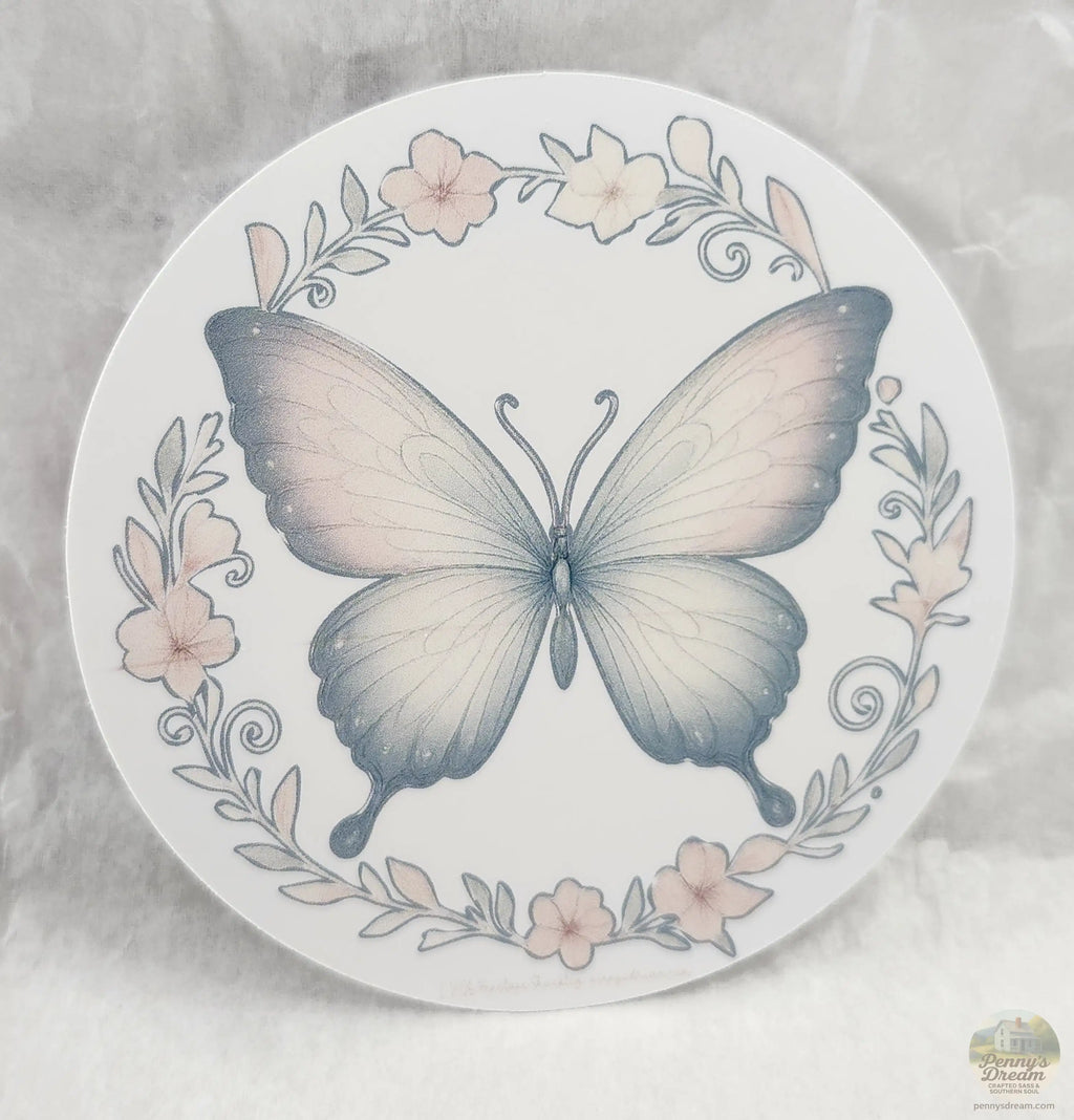 Butterfly Halo Sticker Sheet – Digital Download