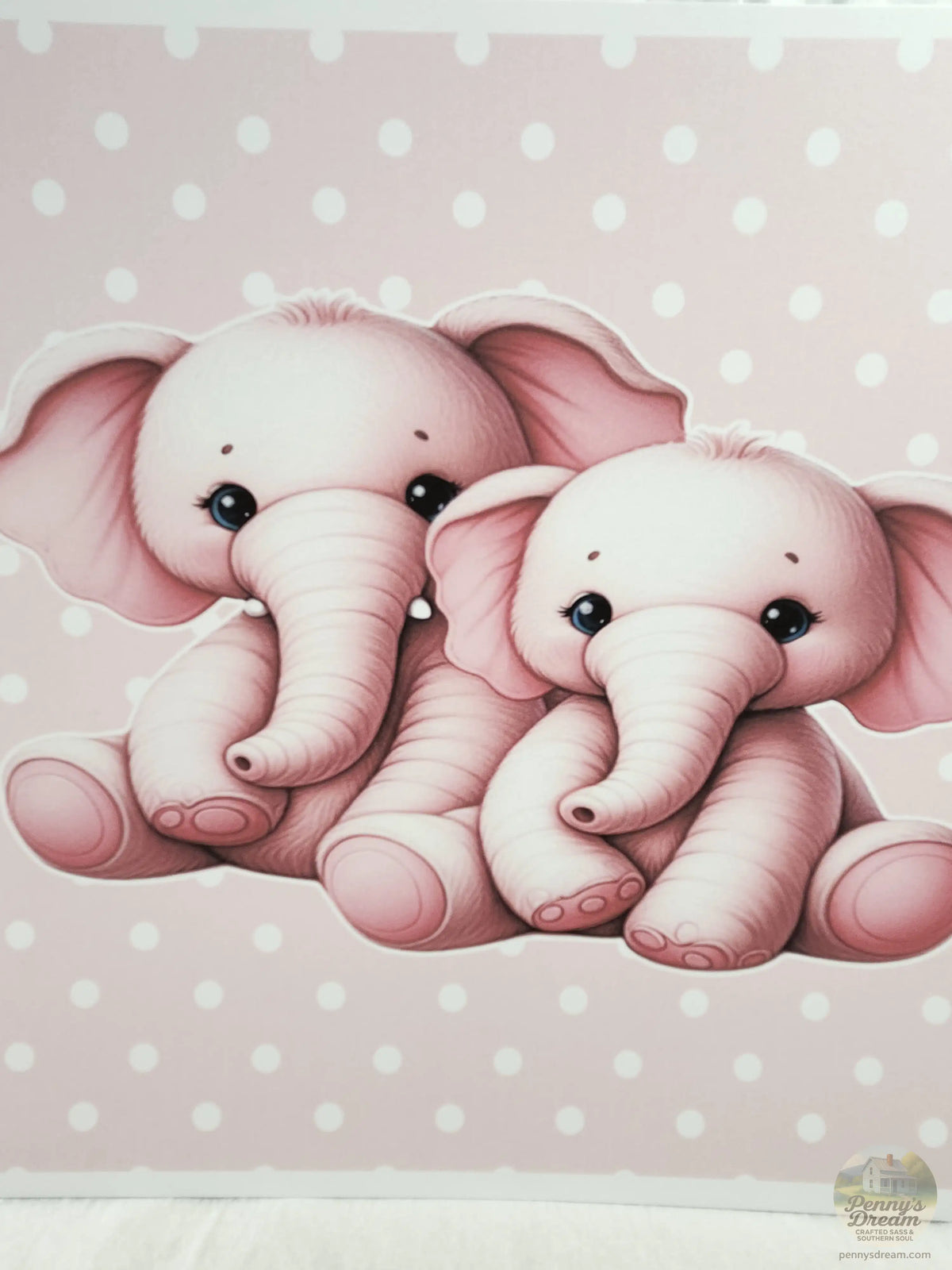 Pink Elephants Print or Sign – Letter Size Digital Download