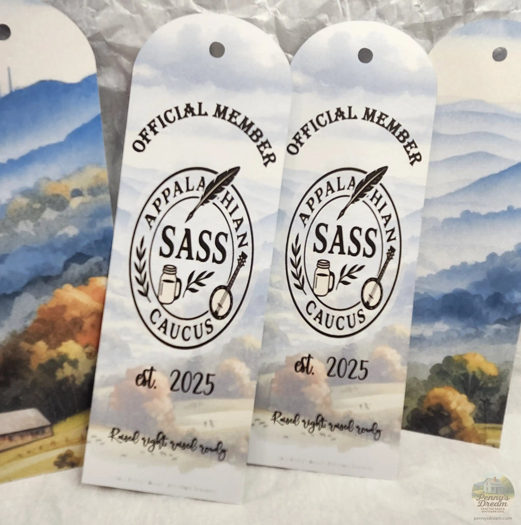 Appalachian SASS Official Member Bookmark Sheet – Double‑Sided Digital Download