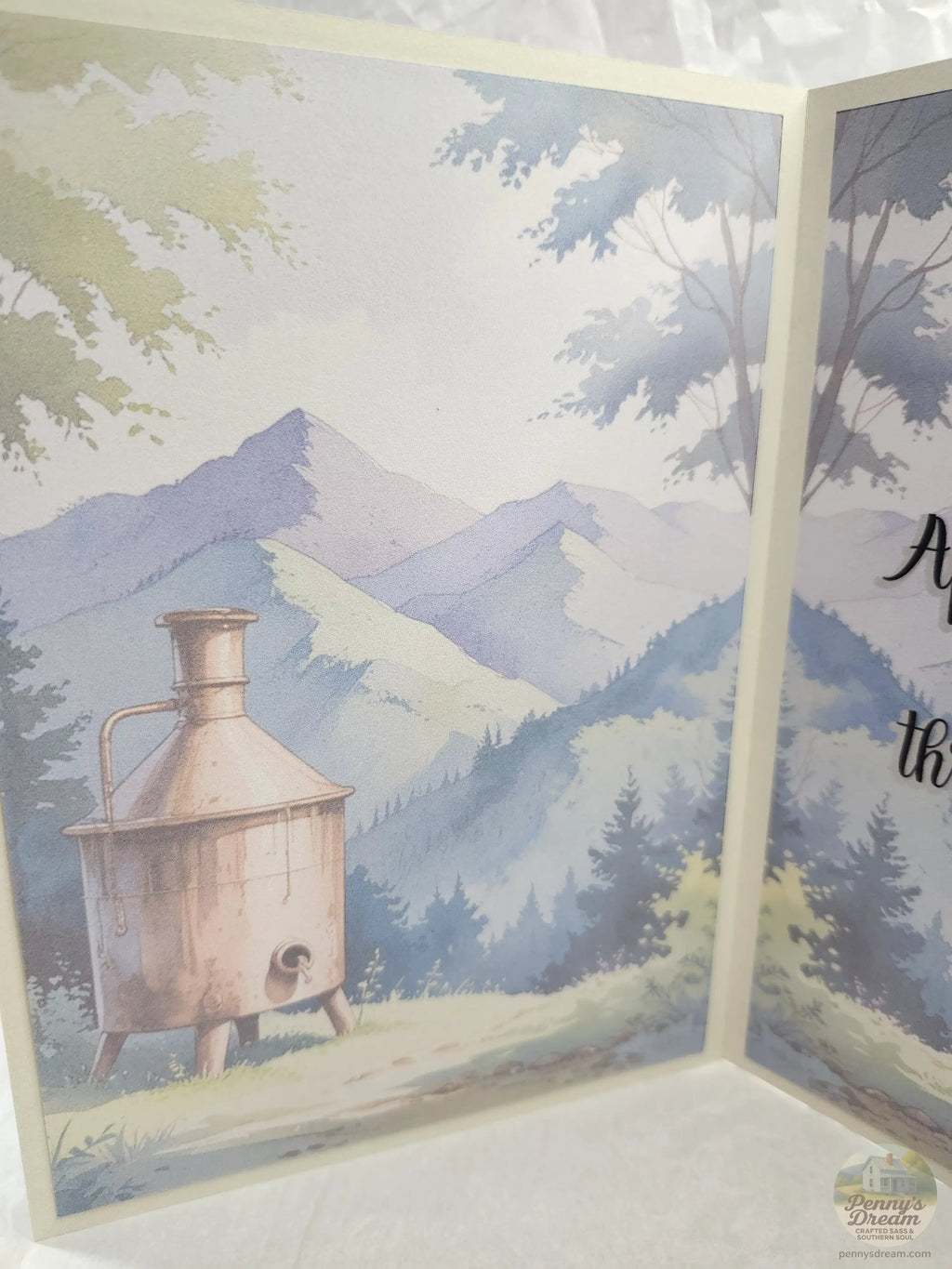 Appalachian Secrets Greeting Card – 5 × 7 Layered Card Digital Download **