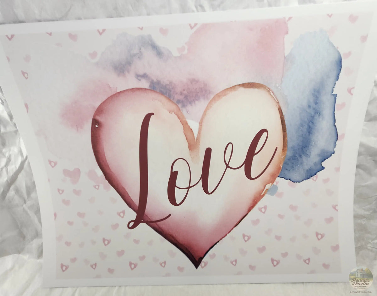 Raining Hearts Love Print – 8 × 10 - Digital Download