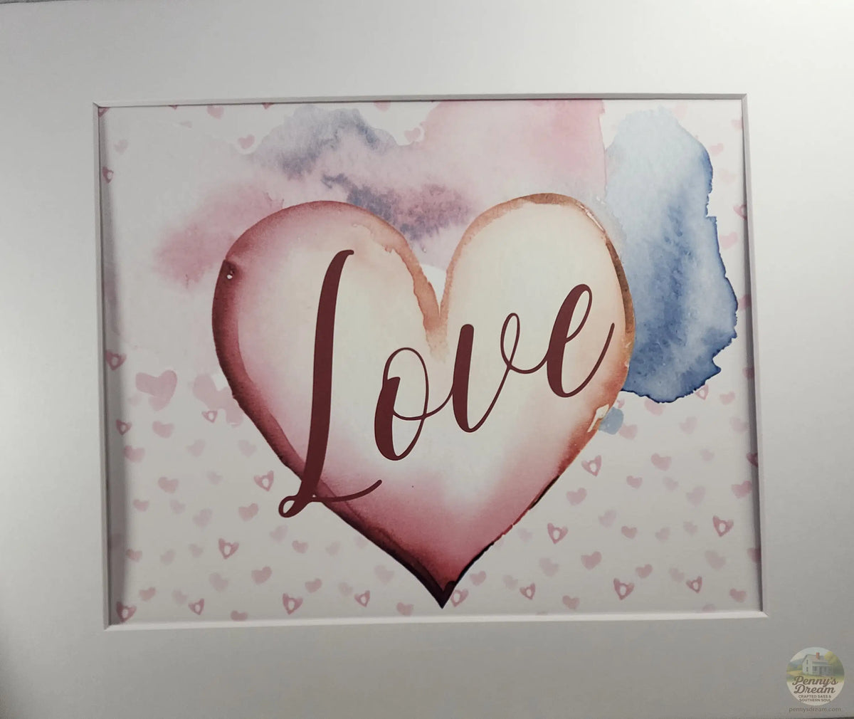Raining Hearts Love Print – 8 × 10 - Digital Download