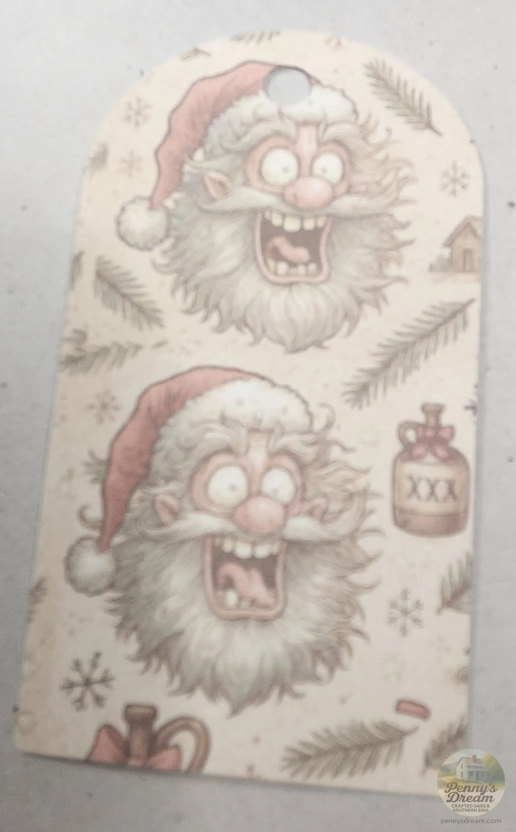Stressed Out Santa Gift Tags – Sleigh Wreck Certified -Digital Download  **