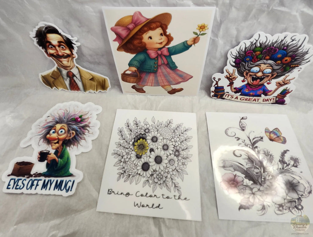 Sample Sale – Sticker Set (Exact Stickers Shown) - Bag #3