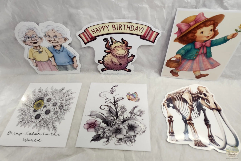 Sample Sale – Sticker Set (Exact Stickers Shown) - Bag #4