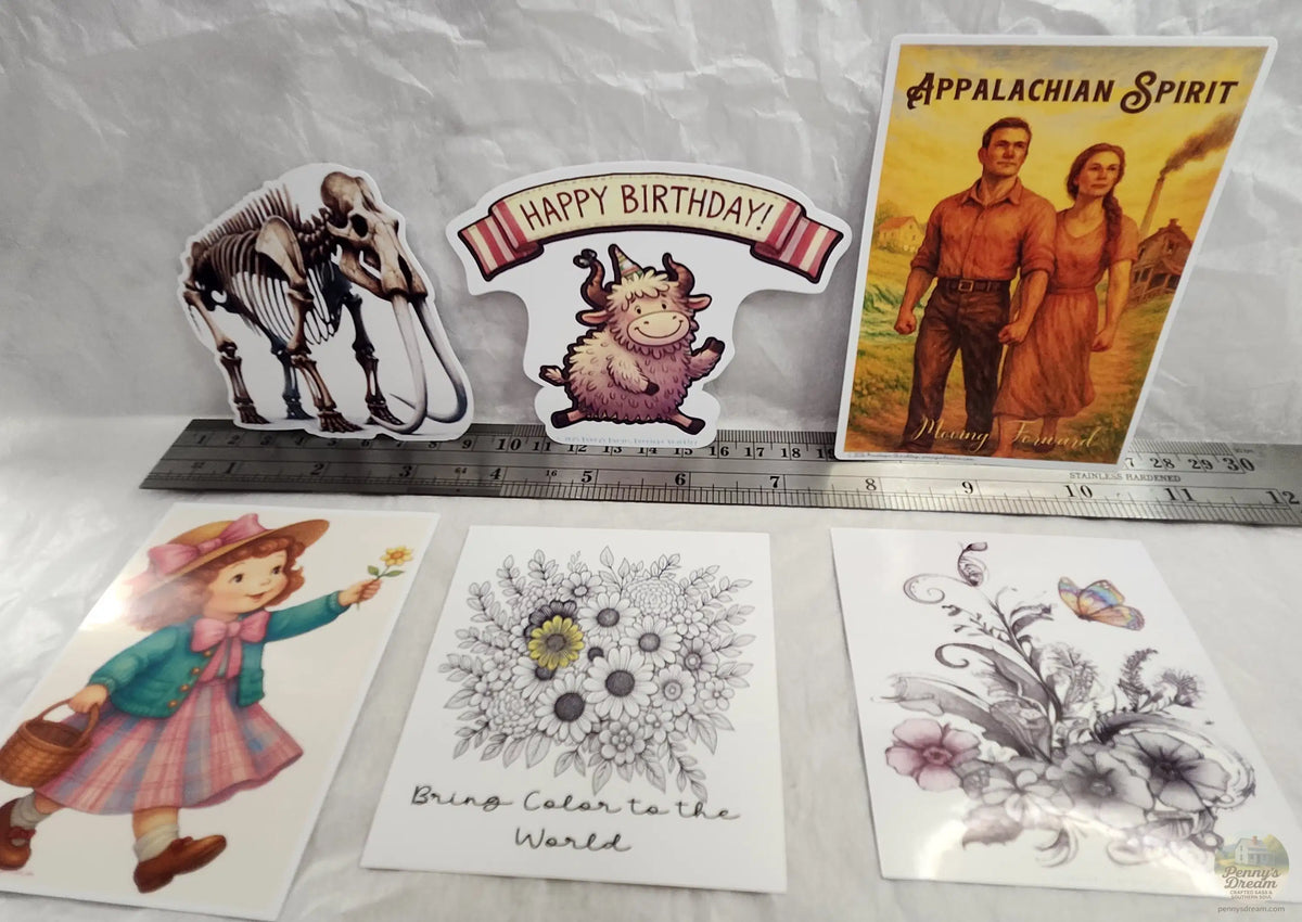 Sample Sale – Sticker Set (Exact Stickers Shown) - Bag # 5