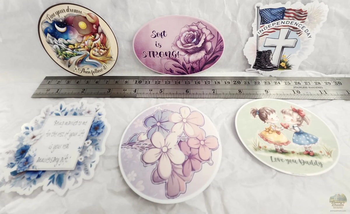 Sample Sale – Sticker Set (Exact Stickers Shown) - Bag # 7