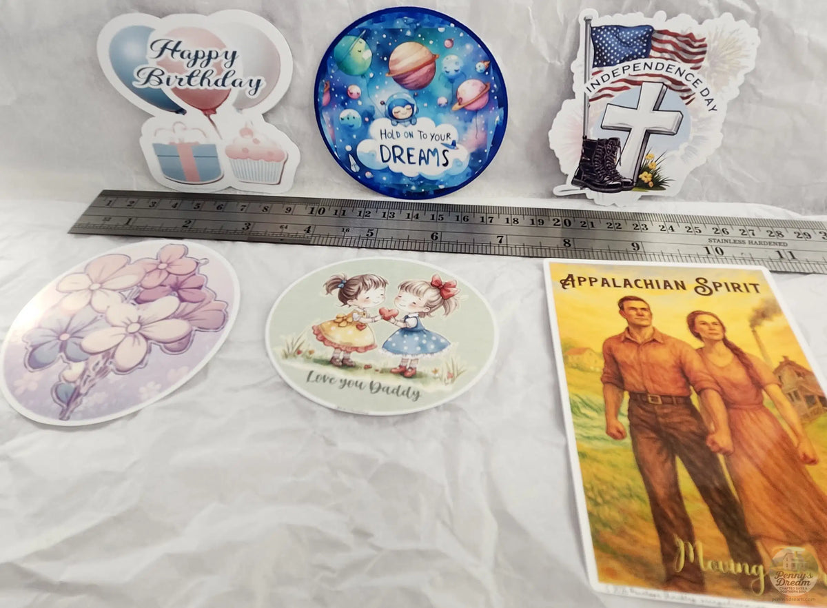 Sample Sale – Sticker Set (Exact Stickers Shown) - Bag # 8