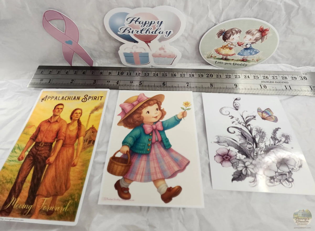 Sample Sale – Sticker Set (Exact Stickers Shown) - Bag # 9