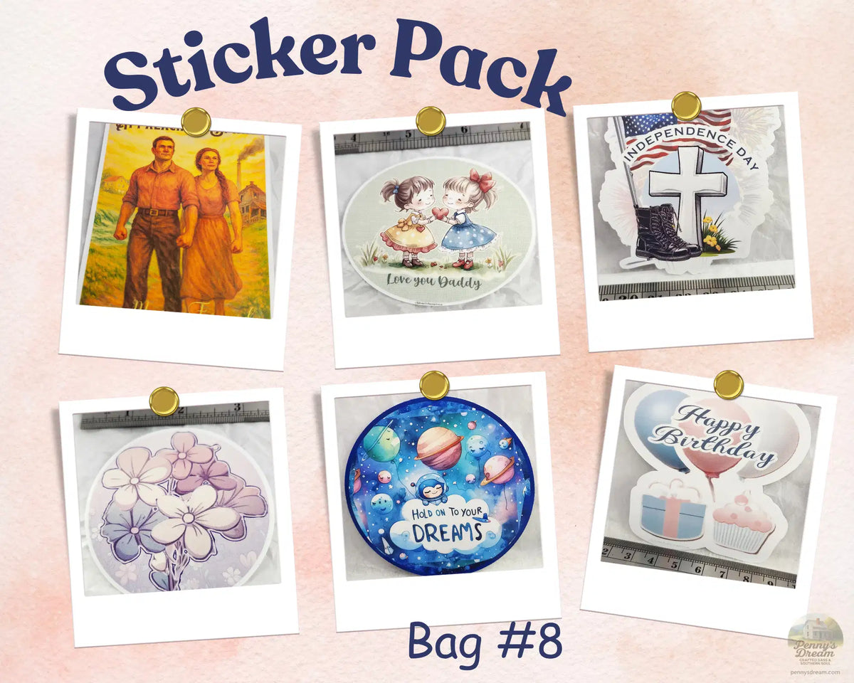 Sticker Set (Exact Stickers Shown) - Bag # 8