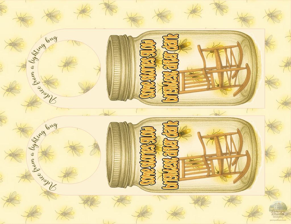 Advice from a Lighting Bug Door Hanger – Silhouette Studio SVG – Digital Download