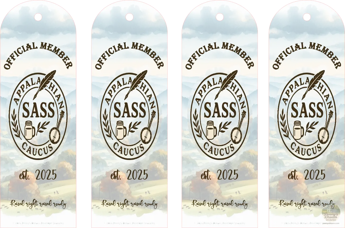 Appalachian SASS Official Member Bookmark Sheet – Double‑Sided Digital Download