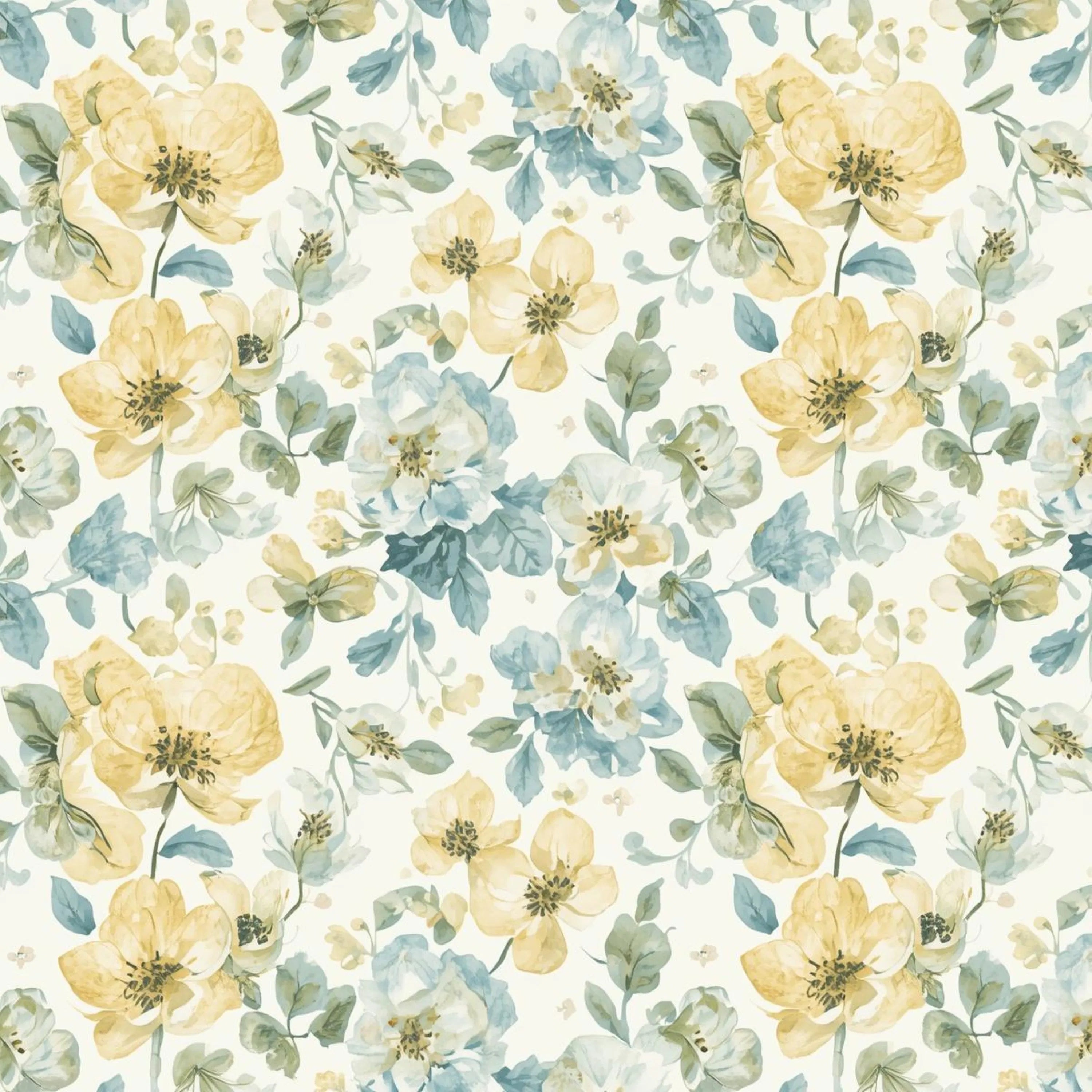 Floral pattern paper