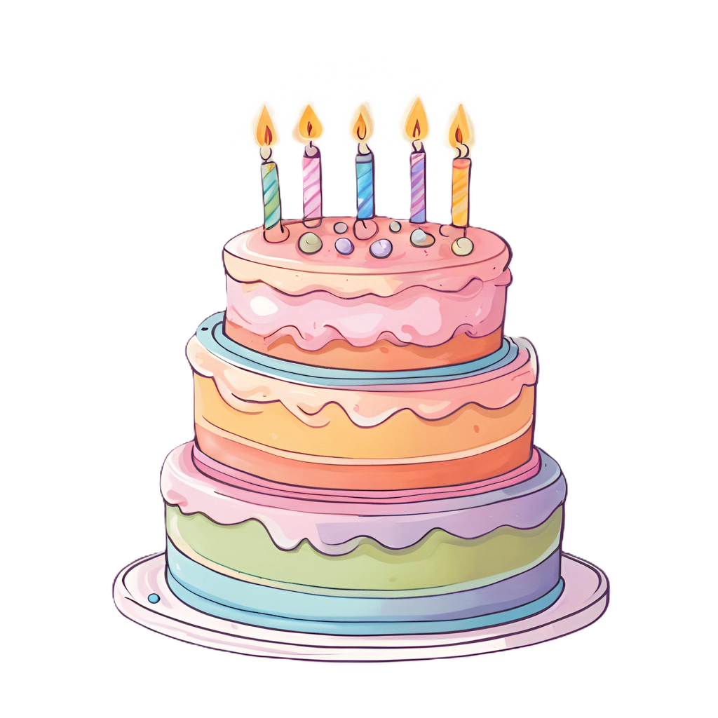 Birthday Creative Kit – 5x7 Card Base, Clipart, Frames, Pattern Paper – SVG and PNG Digital Download