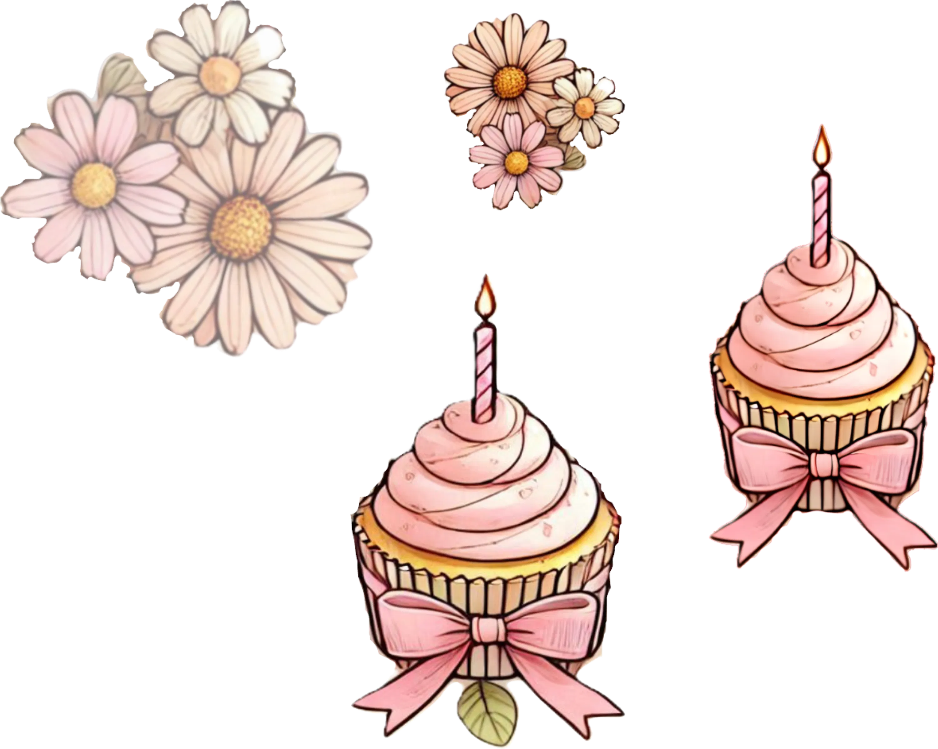 Birthday Creative Kit – 5x7 Card Base, Clipart, Frames, Pattern Paper – SVG and PNG Digital Download