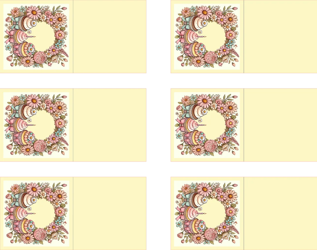 Birthday Gift Tag or Mini Card – Digital File (SVG for Silhouette Studio)