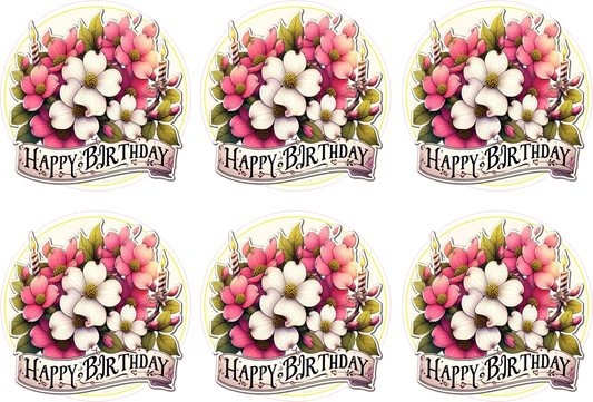 Happy Birthday — Sticker Sheet — Digital Download
