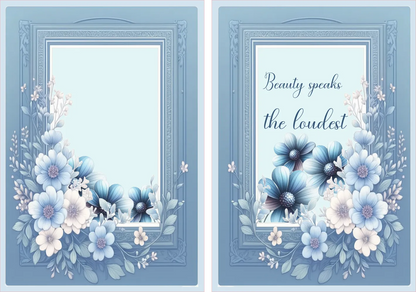 Beauty Speaks — 5 × 7 Layered Card — Digital Download