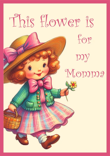 Best Momma — 5 × 7 Layered Card — Digital Download