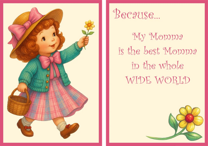 Best Momma — 5 × 7 Layered Card — Digital Download