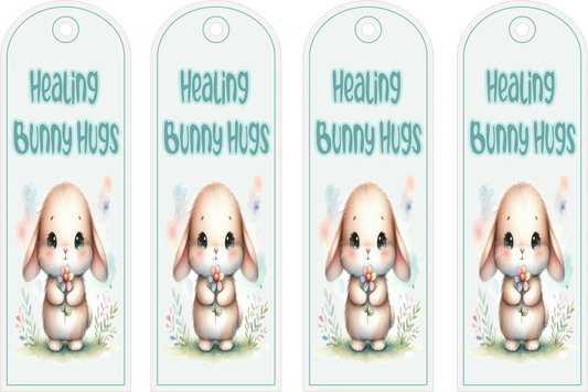 Healing Bunny Hugs Bookmark — Digital Download