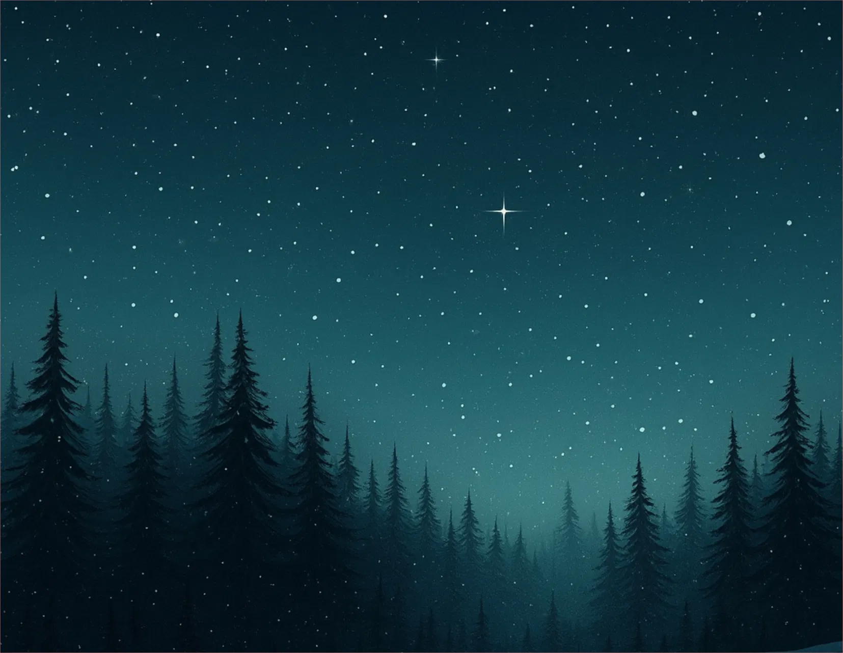 Starry night background paper