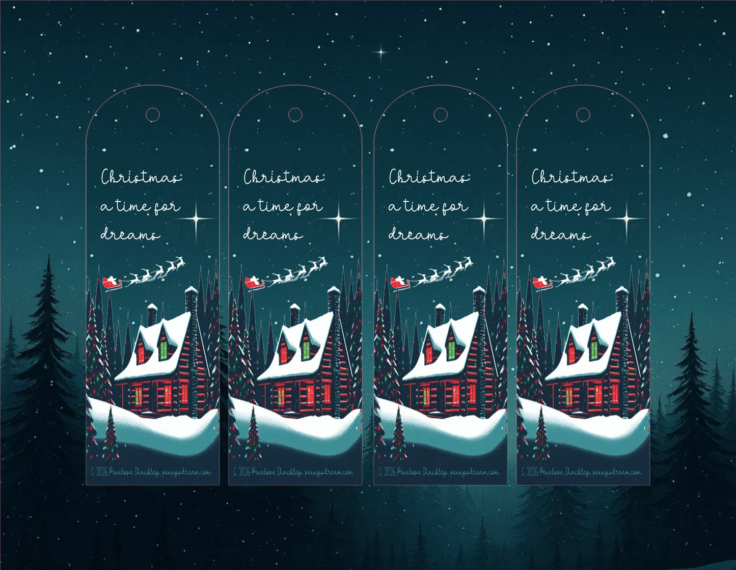 Christmas — A Time for Dreams — Bookmark — Digital Download