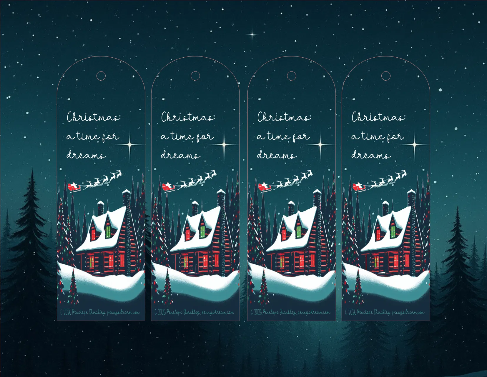 Christmas Dreams Bookmarks