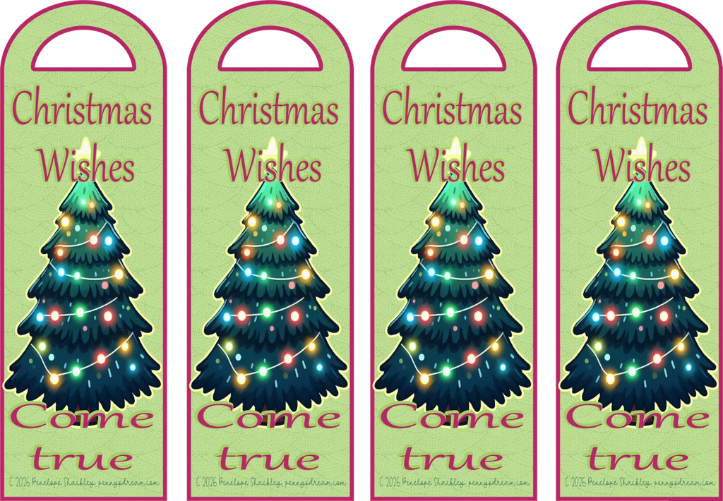 Christmas Themed Bookmark