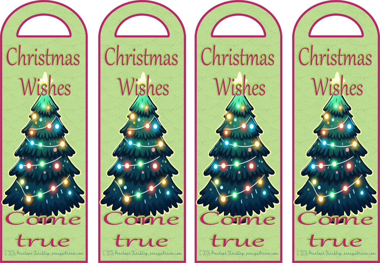 Christmas Themed Bookmark