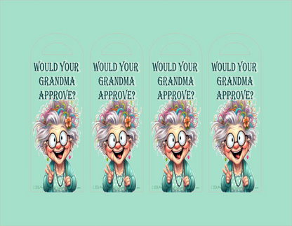 Crazy Grandma Bookmark — Digital Download