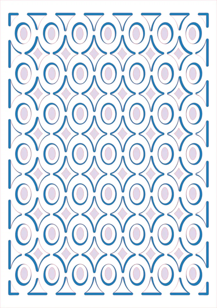 Donut Layers Template – 5×7 – Digital File (SVG for Silhouette Studio)